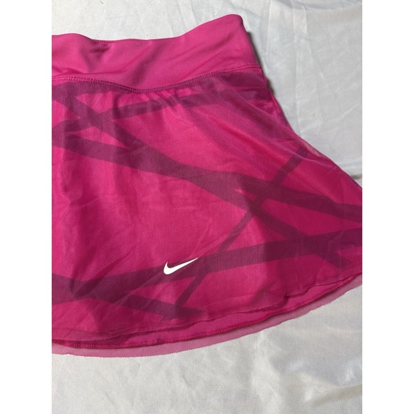Nike Women's Pink 11 Inch Skort Tennis Skirt Built In Shorts Dri-Fit Size M - Picture 2 of 9